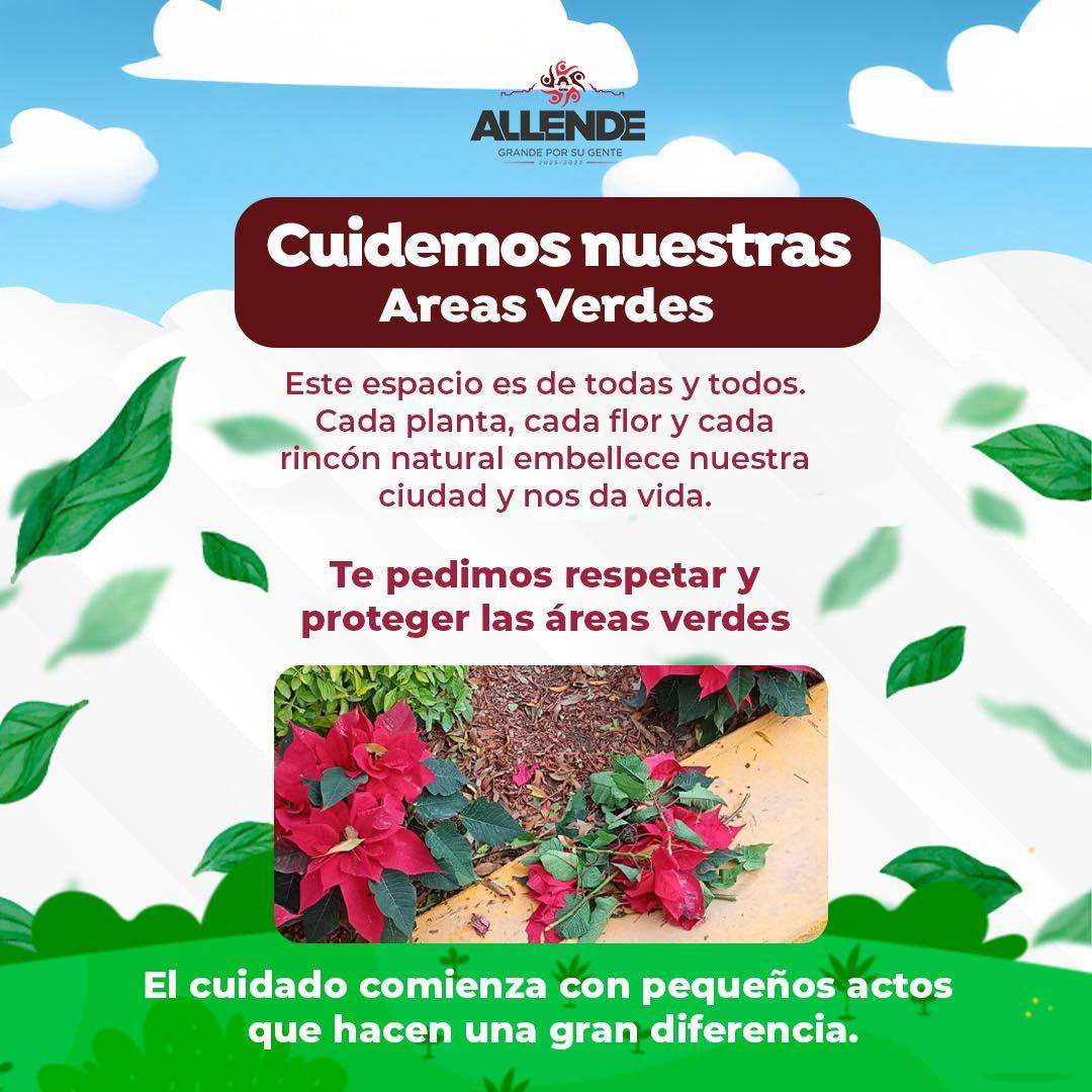 Cuidado y Protección de Áreas Verdes | Municipio de Allende Coahuila