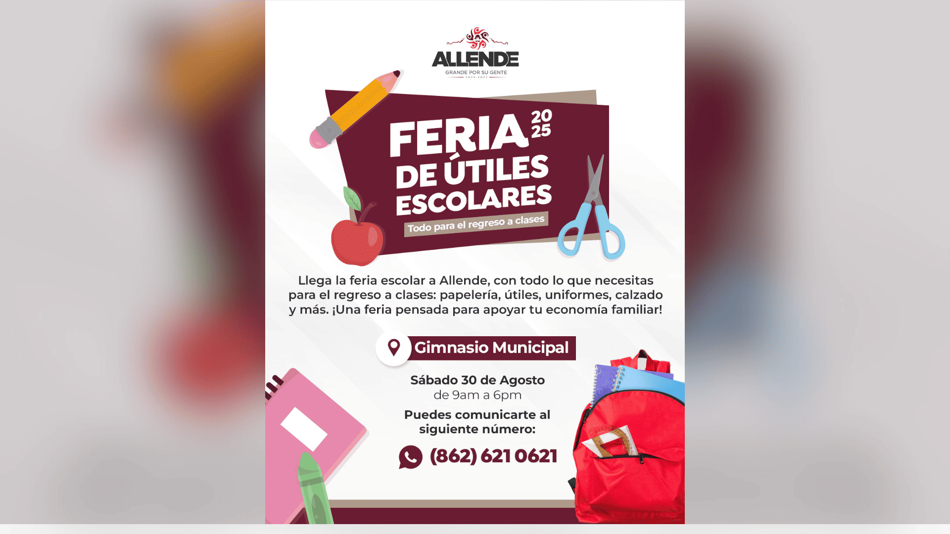 Feria de útiles escolares | Presidencia Municipal de Allende Coahuila