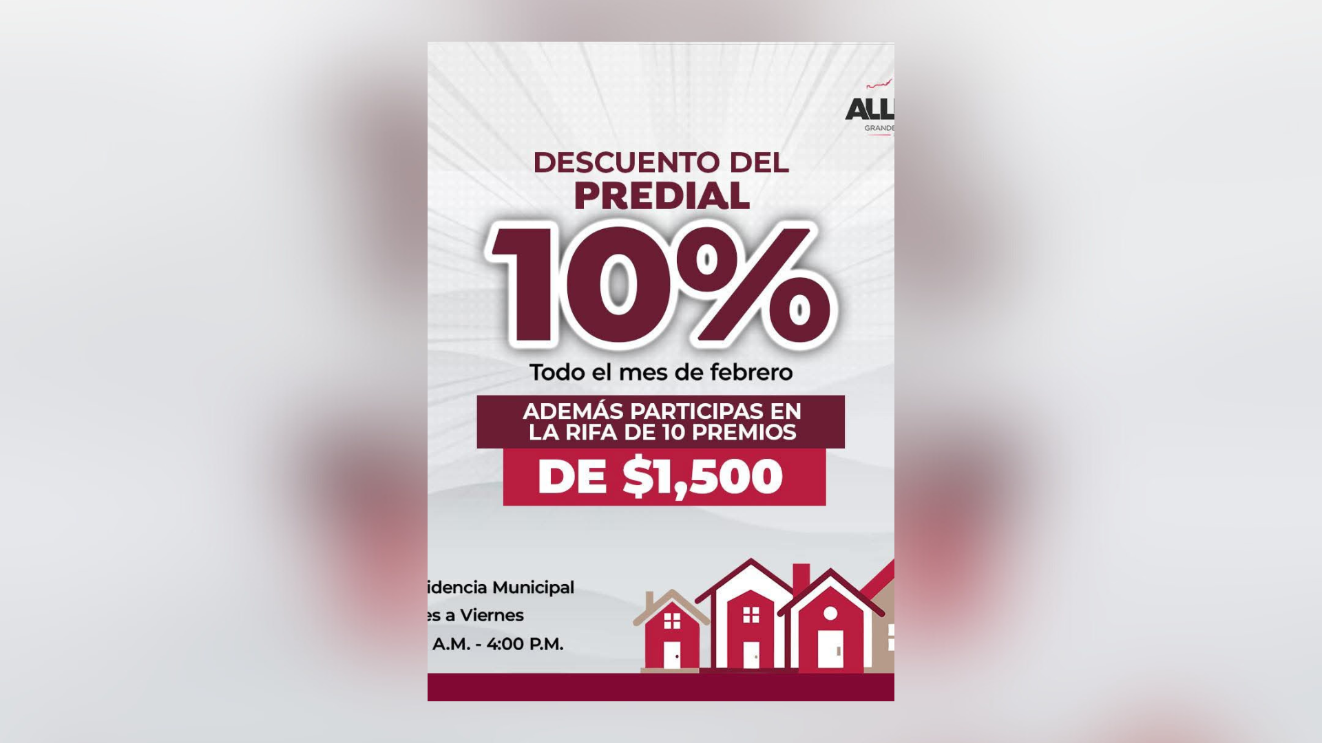 Descuentos Predial 2026 | Presidencia Municipal de Allende Coahuila